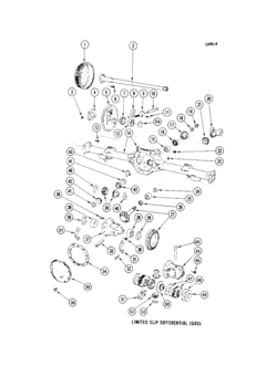 REAR AXLE ASSEMBLY (EXC 