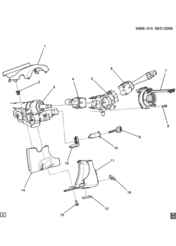 M STEERING COLUMN PART 2 COVERS & SWITCHES
