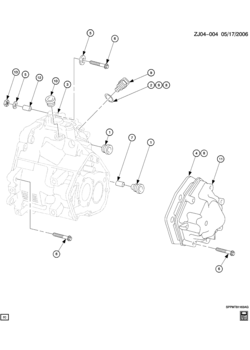 J 5-SPEED MANUAL TRANSMISSION/COVER & COMPONENTS(MU3,M79)