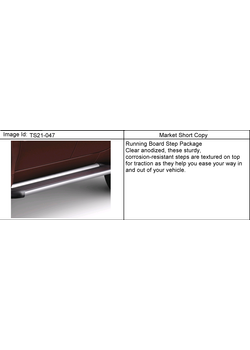 ST155(06) STEP PKG/RUNNING BOARD (NON-PRODUCTION)(ANODIZED)