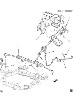 LF STEERING SYSTEM & RELATED PARTS (LE5/2.4P, MN5, EXC HYDRAULIC NVH)