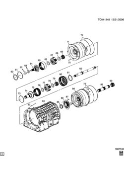CK1 AUTOMATIC TRANSMISSION (M99) PART 2 (TWO-MODE HYBRID) INTERNAL COMPONENTS