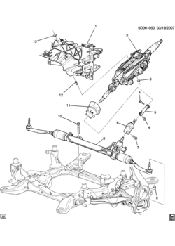 DM35-69 STEERING SYSTEM & RELATED PARTS (ALL-WHEEL DRIVE MX7)