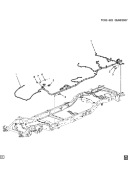 CK2(06) WIRING HARNESS/CHASSIS