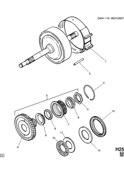 A AUTOMATIC TRANSMISSION (AF17-4 MNF) DRIVING GEAR