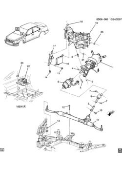 DW29 STEERING SYSTEM & RELATED PARTS (ACTIVE STEERING JL7)