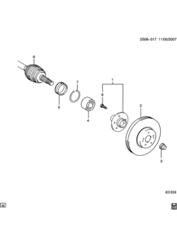 S26 HUB/FRONT AXLE & RELATED PARTS