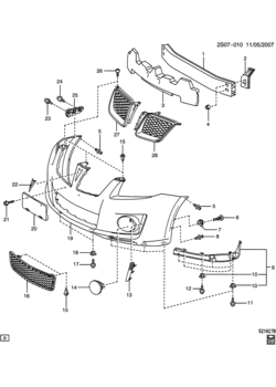 SN26 BUMPER/FRONT & RELATED PARTS
