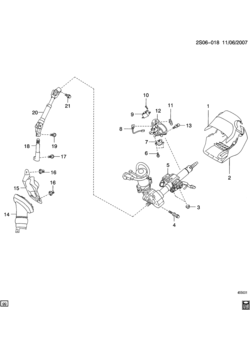 S26 STEERING COLUMN & RELATED PARTS