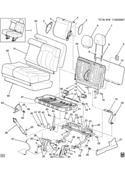 CK159,2(06) REAR SEAT/FOLDING-60% SIDE (2ND DES-STEEL BACK FRAME)(AT5)
