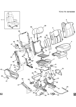 CK(06-36) PASSENGER SEAT/BUCKET (A95)
