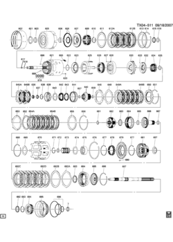 T1 AUTOMATIC TRANSMISSION (M30) PART 3 (4L60-E) CLUTCH GEARS