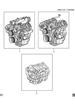 W19 ENGINE ASM & PARTIAL ENGINE (LY7/3.6-7)