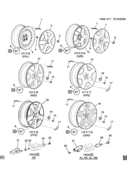 A WHEELS & WHEEL COVERS (2ND DES)
