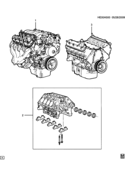 E ENGINE ASM & PARTIAL ENGINE (L76/6.0Y)