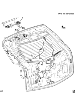 N WIRING HARNESS/LIFTGATE