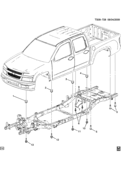 ST(43) BODY MOUNTING