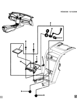 E INSTRUMENT PANEL-CENTER STOWAGE COMPARTMENT