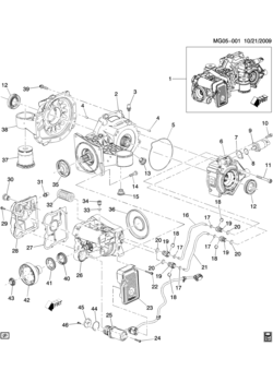 GM DIFFERENTIAL CARRIER/REAR (ALL-WHEEL DRIVE F46)