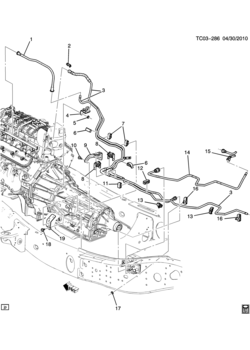 CK310,314(03-43) FUEL SUPPLY SYSTEM-FRONT (L96/6.0G)
