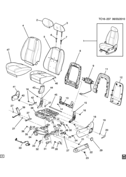 CK1,2(06-36) DRIVER SEAT/SPLIT BENCH-