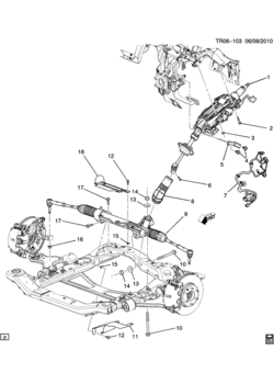 RV1 STEERING SYSTEM & RELATED PARTS