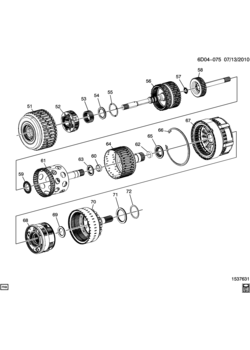 A AUTOMATIC TRANSMISSION (MYA) (6L45) CLUTCH ASSEMBLIES & RELATED PARTS