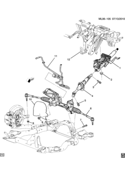 L STEERING SYSTEM & RELATED PARTS (LAF/2.4W)