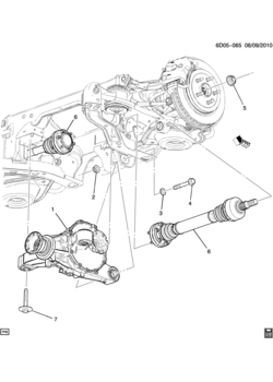 DN69 DIFFERENTIAL CARRIER MOUNTING