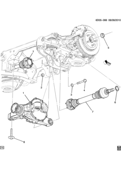 DN DIFFERENTIAL CARRIER MOUNTING