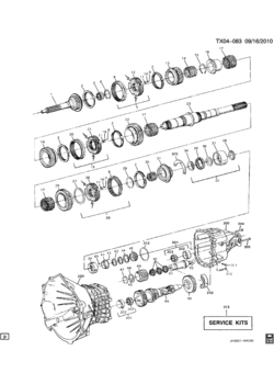 C1,2 5-SPEED MANUAL TRANSMISSION (MG5) PART 2 (MAIN GEARS)