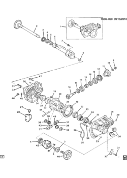 T DIFFERENTIAL CARRIER/FRONT AXLE (SYCLONE ZR9, OLDSMOBILE Z70)