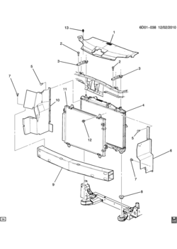 DN69 RADIATOR MOUNTING & RELATED PARTS