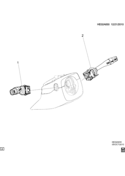 E ELECTRICAL MISCELLANEOUS-STEERING COLUMN SWITCHES