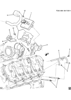 CK2,3 WIRING HARNESS/ENGINE GLOW PLUG (LMM/6.6-6)