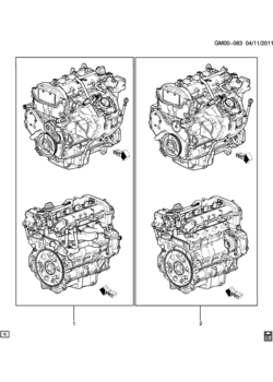 GL ENGINE ASM & PARTIAL ENGINE (LAF/2.4C)
