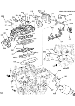 DM,DR35-69 ENGINE ASM-3.0L V6 PART 5 MANIFOLDS & RELATED PARTS (LFW/3.0-5)