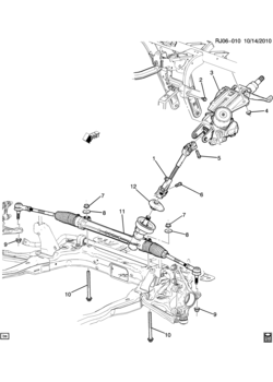 JU,JV76 STEERING SYSTEM & RELATED PARTS (ELECTRIC NJ1)
