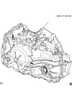 GB,GM AUTOMATIC TRANSMISSION ASSEMBLY (MHH)(6T40)