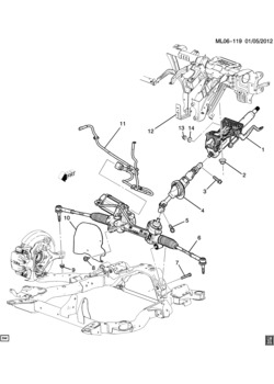 L STEERING SYSTEM & RELATED PARTS (LAF/2.4C)
