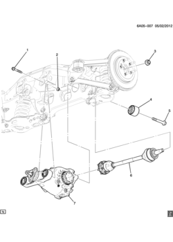 A DIFFERENTIAL CARRIER MOUNTING-REAR