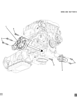 A DIFFERENTIAL CARRIER MOUNTING-FRONT (LTG/2.0X, ALL-WHEEL DRIVE F46)