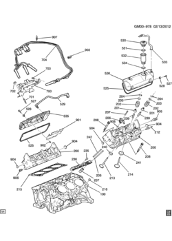LF ENGINE ASM-3.5L V6 PART 2 CYLINDER HEAD AND RELATED PARTS (LZ4/3.5N)
