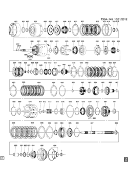 G1,2 AUTOMATIC TRANSMISSION (M30) PART 3 (4L60-E) CLUTCH GEARS