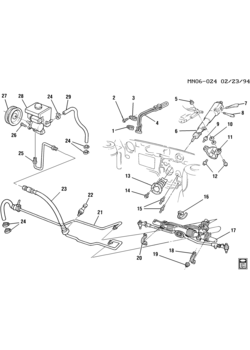 N STEERING SYSTEM & RELATED PARTS (LG7)