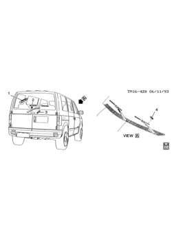 LM WIPER SYSTEM/WINDSHIELD AND REAR WINDOW (EUROPEAN EXPORT VD1)