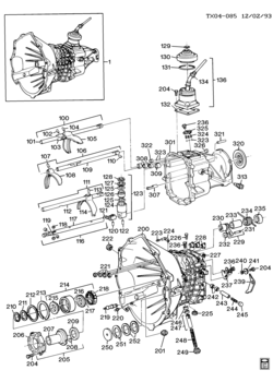 K1,2 5-SPEED MANUAL TRANSMISSION (MG5) PART 1 (CASE & RELATED PARTS)