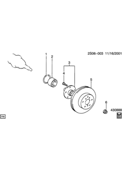 S26 HUB/FRONT AXLE & RELATED PARTS