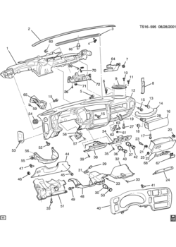 ST INSTRUMENT PANEL & RELATED PARTS PART 1 (EXC ZN4)
