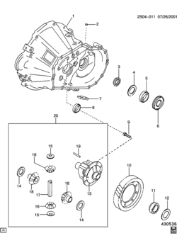 SN26 6-SPEED MANUAL TRANSAXLE PART 5 DIFFERENTIAL COMPONENTS(MTN)